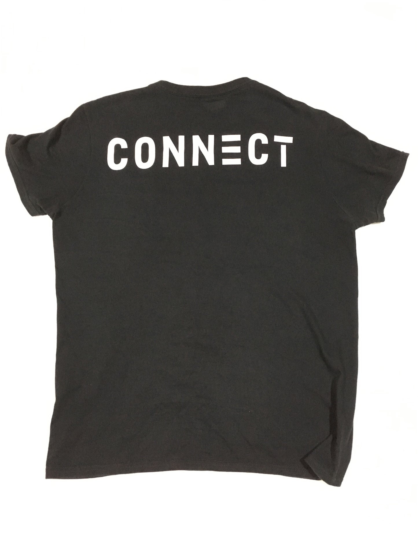 Connect V-Neck T-Shirt - Black/White