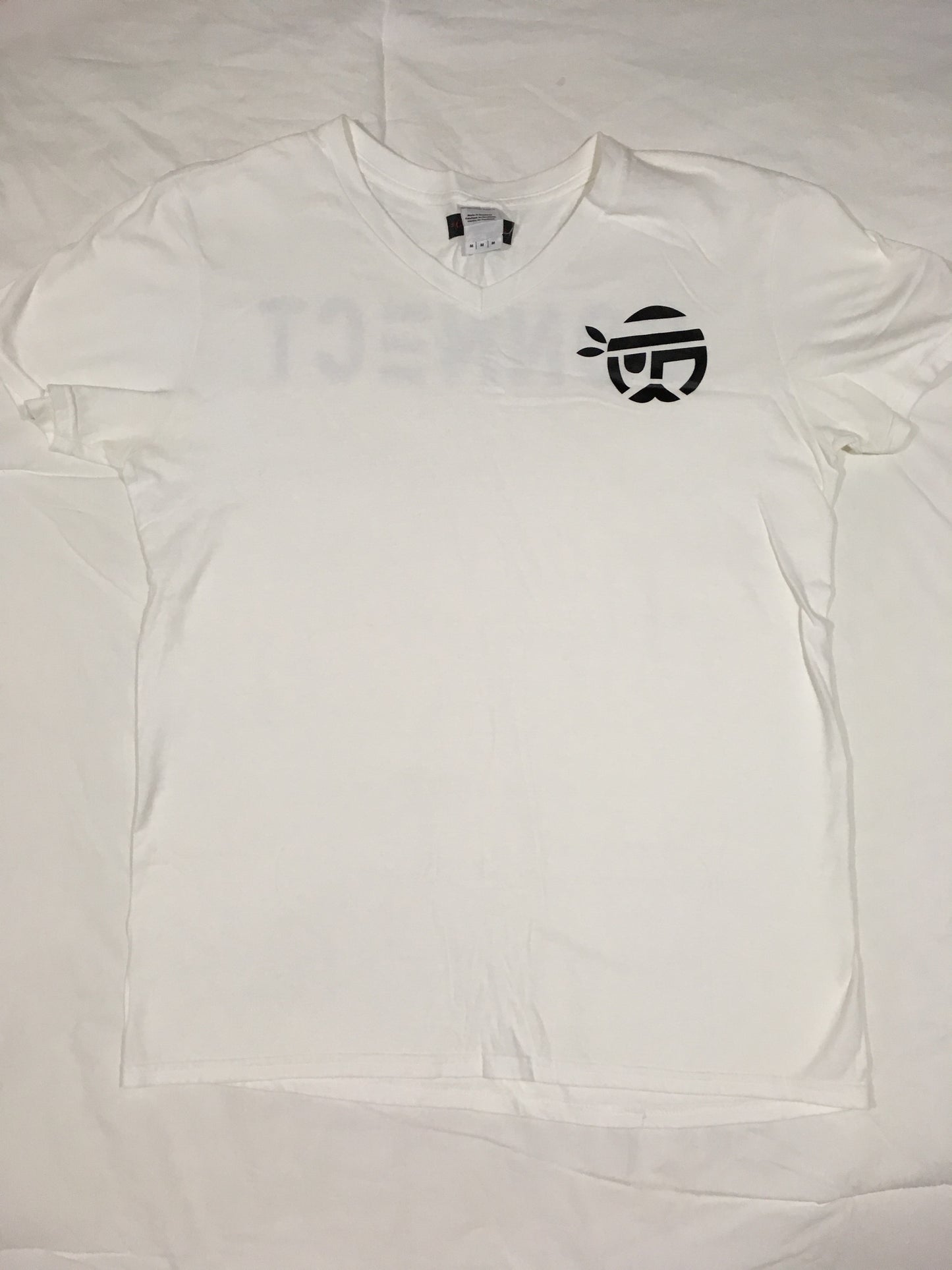 Connect V-Neck T-Shirt - White/Black